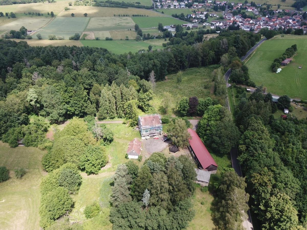 Appartamento Schellnhof Forsthaus Am Waldrand Nidda Esterno foto